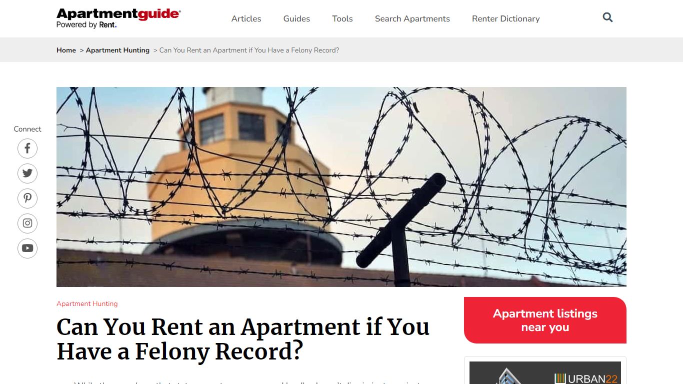Can You Rent an Apartment if You Have a Felony Record?